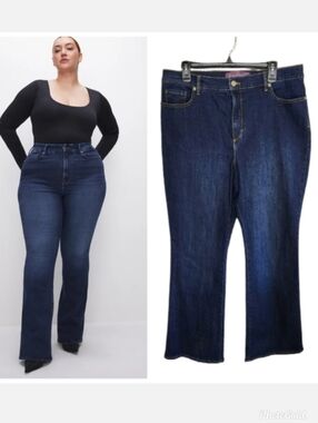 Gloria Vanderbilt Amanda bootcut jeans women's plus size bootcut jeans size 16